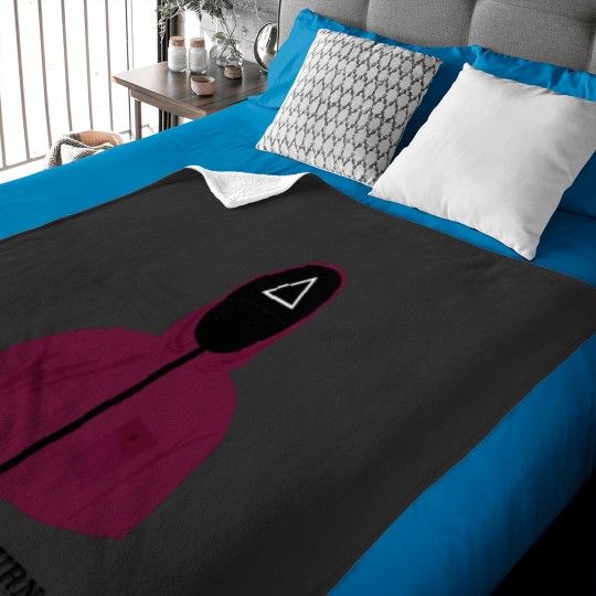 Discover Squid Cosplay - Pink Soldier - It_s your turn funny (1) Baby Blankets