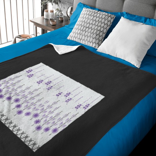 Discover Seamless flowers  Classic Baby Blankets