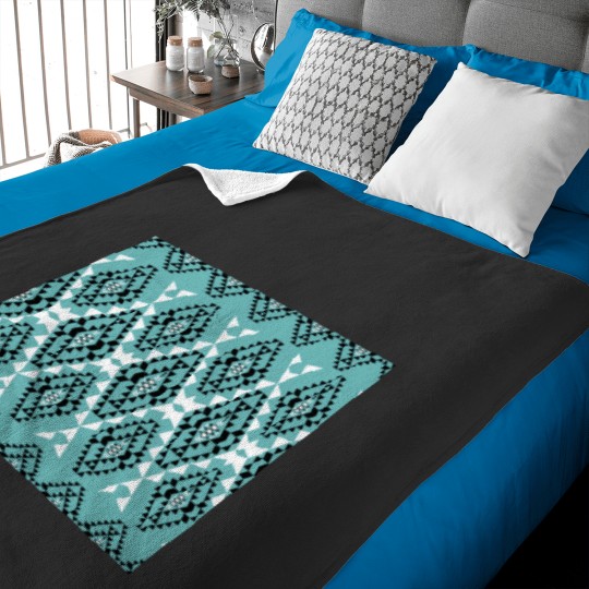 Discover seamless pattern with flowers Baby Blankets