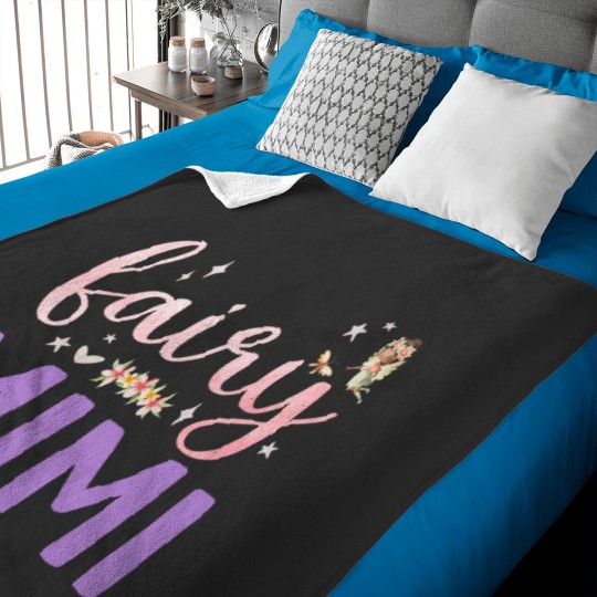 Discover Mimi Magical Floral Grandma Fairy Birthday Fairytale Family Baby Blankets