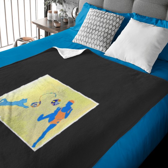 Discover Soccer Practice Baby Blankets