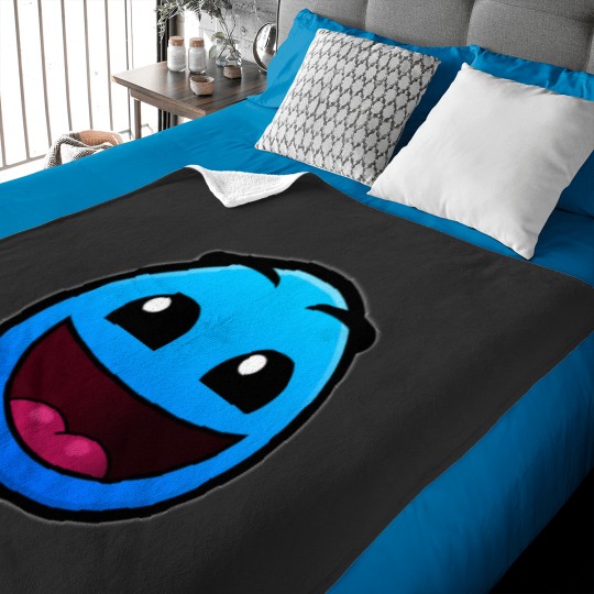 Discover Geometry Dash Easy Baby Blankets