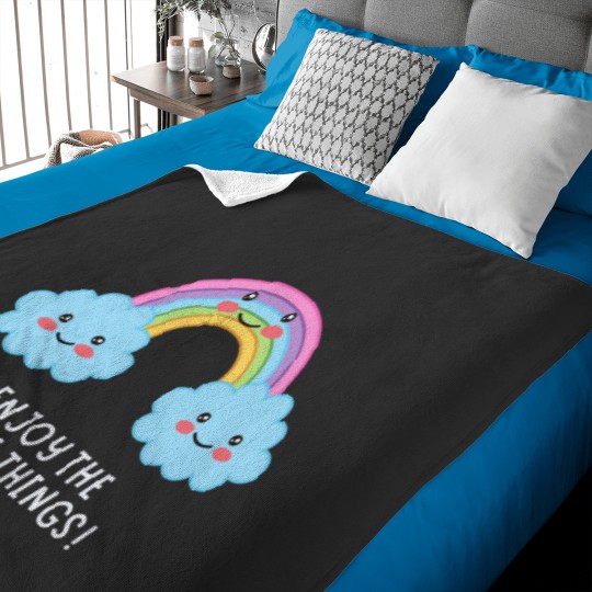 Discover Enjoy the little things - Quote Classic Baby Blankets
