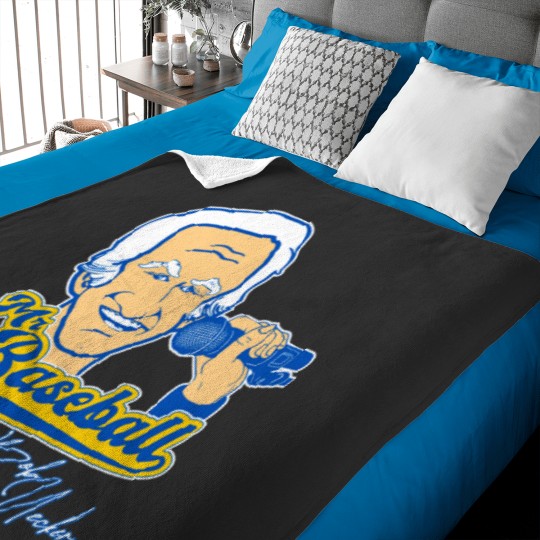 Discover Mr Baseball ))(( Brewers Bob Uecker Baseball Tribute Baby Blankets