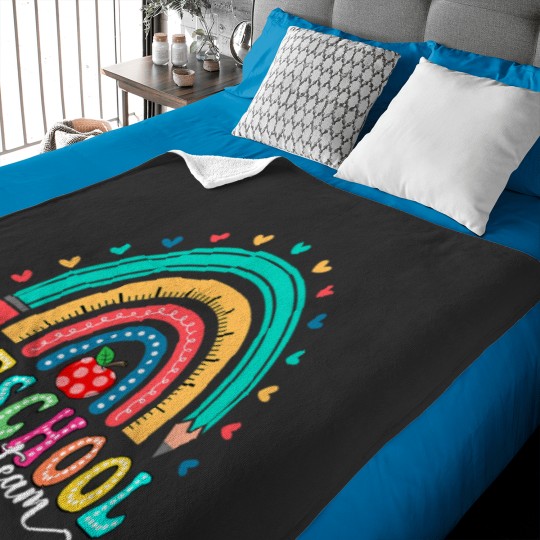 Discover Preschool Dream Team Pencil Happy First Day Of School Baby Blankets