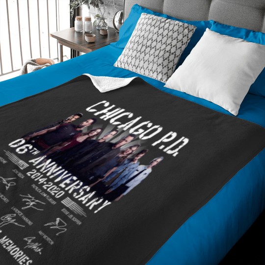Discover chicago pd 6th anniversary Thank You Baby Blankets