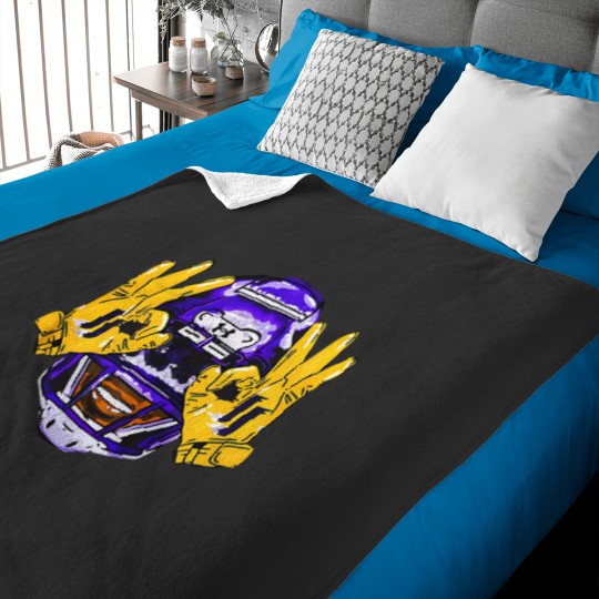 Discover Justin Jefferson Vikings Football  Minnesota Football Gift Fan Baby Blankets S-3XL