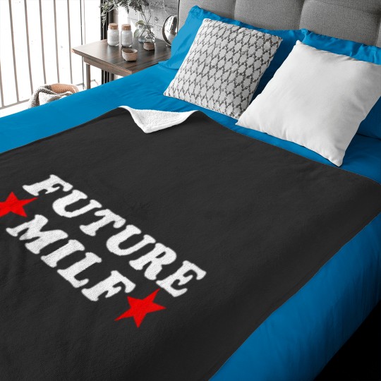 Discover Funny Future Milf I Heart MILFs Baby Blankets