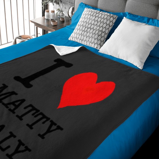 Discover I HEART MATTY HEALY Baby Blankets