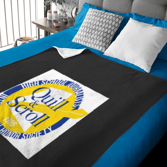 Discover Quill And Scroll (Journalism) Honor Society- Circle 1369 Baby Blankets