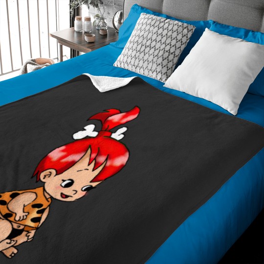 Discover Pebbles Flintstone Baby Blankets