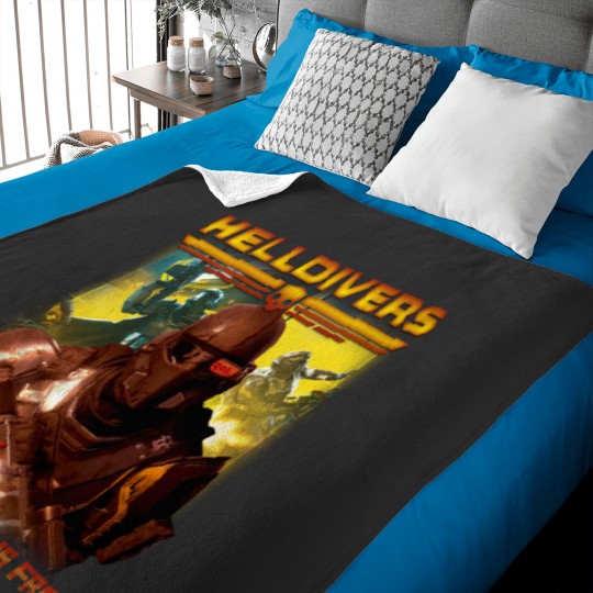 Discover Helldivers Vintage 90s Baby Blankets, Helldivers 2 Baby Blankets, Helldivers Vintage Baby Blankets