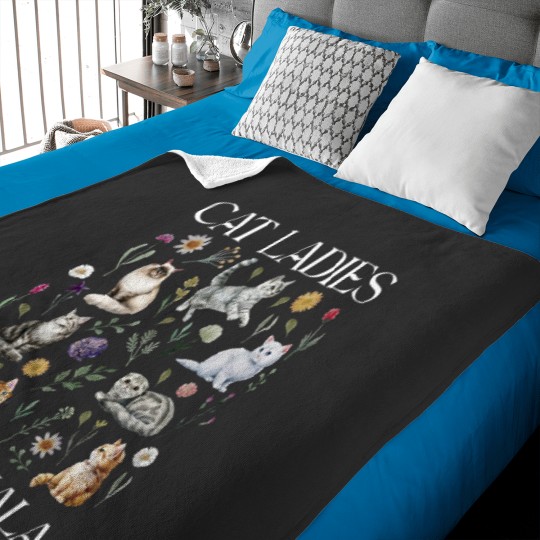 Discover Cat Ladies For Kamala Baby Blankets, Kamala Harris 2024 President Baby Blankets