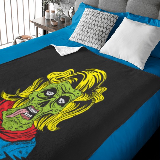 Discover Zombie pop Baby Blankets