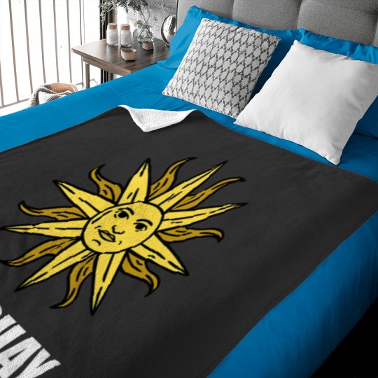 Discover Uruguay Sun Uruguay Flags Sunshine Uruguayan Roots Charrua Baby Blankets