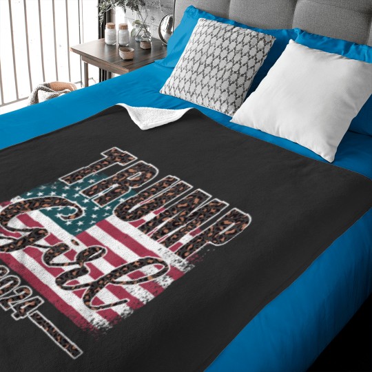Discover Trump Girl 2024 Pro Trump Supporter for Women Leopard Print Tank Top Baby Blankets