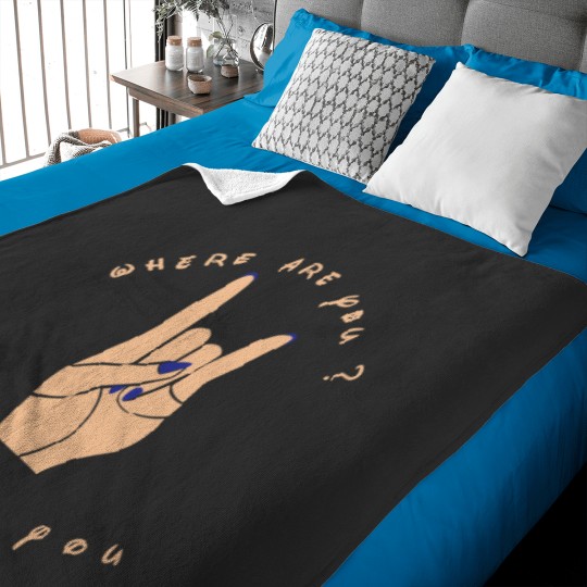 Discover Yo Where are you Rock B-182  (3) Baby Blankets