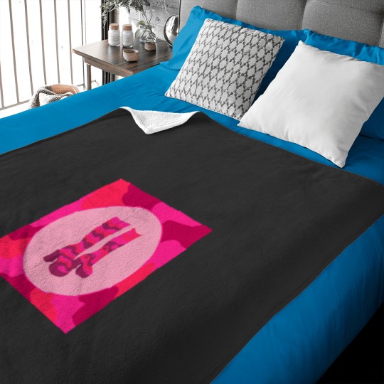 Discover Pink 70s Style Platform Boots Long Baby Blankets