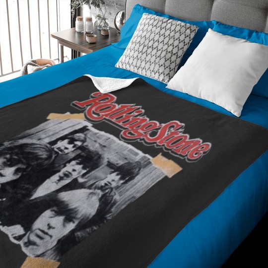 Discover Rolling The Stone 1960 Vintage Baby Blanket