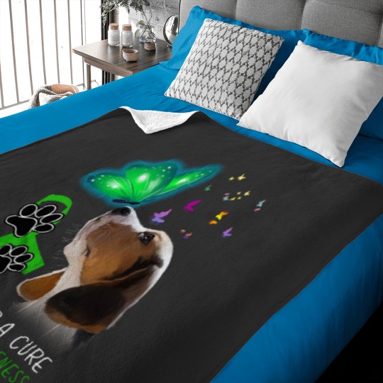 Discover Beagle Hope For A Cure Scoliosis Awareness Baby Blankets