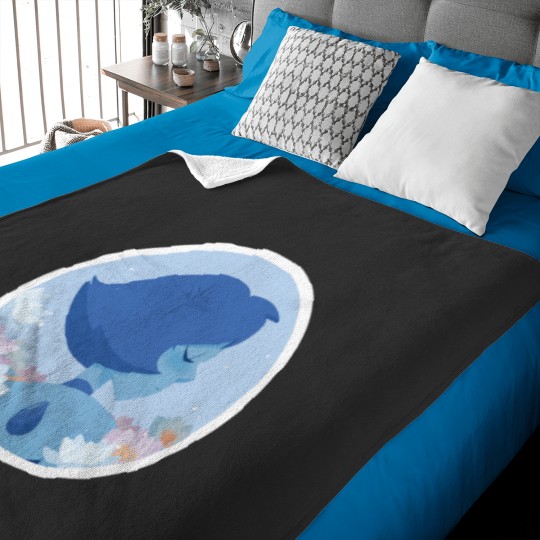 Discover Pastel Lapis Lazuli portrait Baby Blankets
