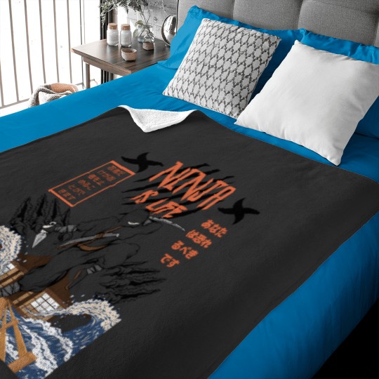 Discover Ninja Is Life Baby Blankets