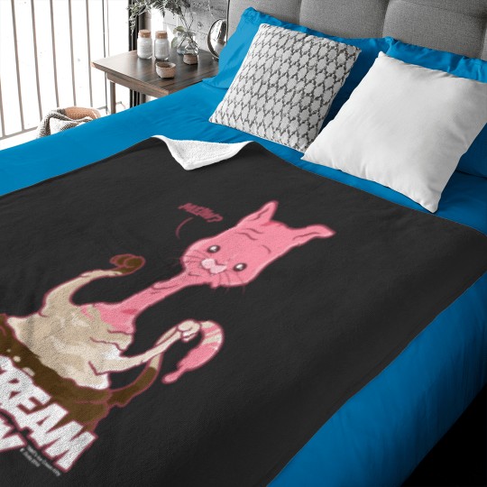 Discover Ice Cream Kitty7 Baby Blankets