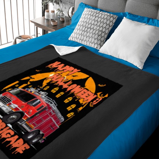 Discover Halloween firebrigade Baby Blankets