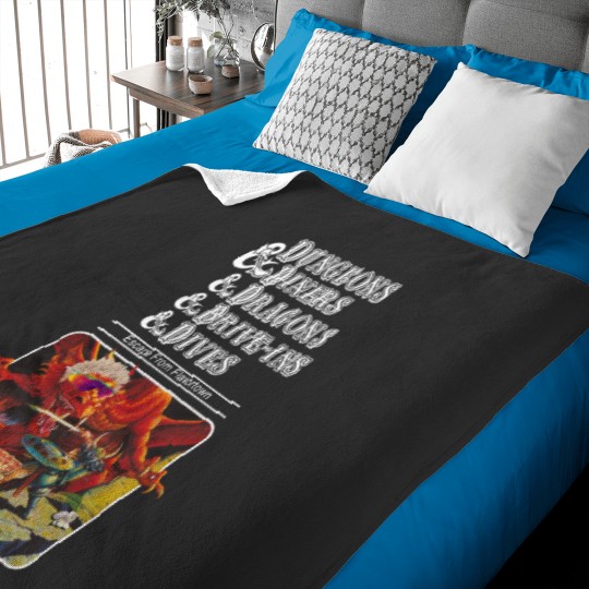 Discover Dungeons And Diners And Dragons And Dives And Drive-Ins Baby Blankets, Dungeons & Dragons Baby Blankets