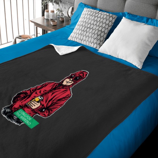 Discover Living For The Weekend RED Baby Blankets