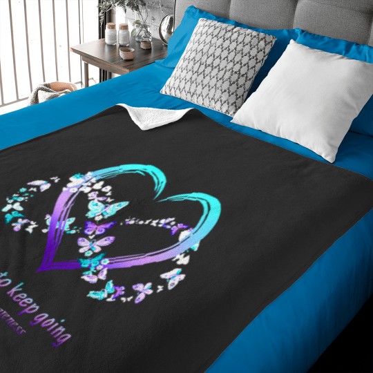 Discover choose to keep going suicidess awareness Essential Baby Blankets