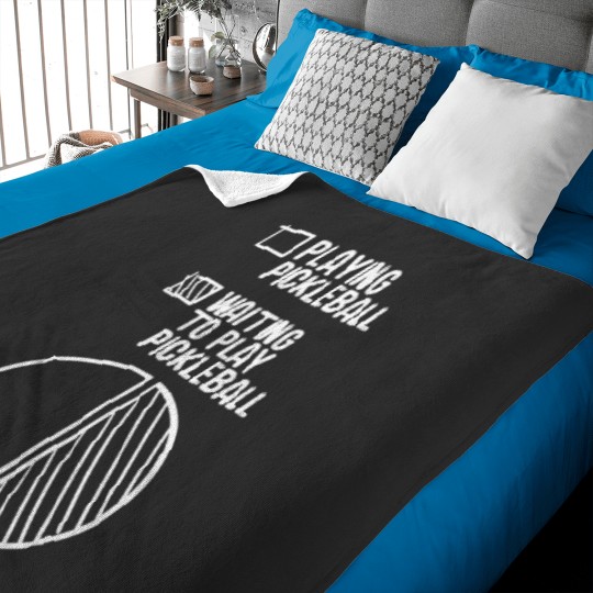 Discover Funny Pickleball Pie Chart Meme Graphic Baby Blankets