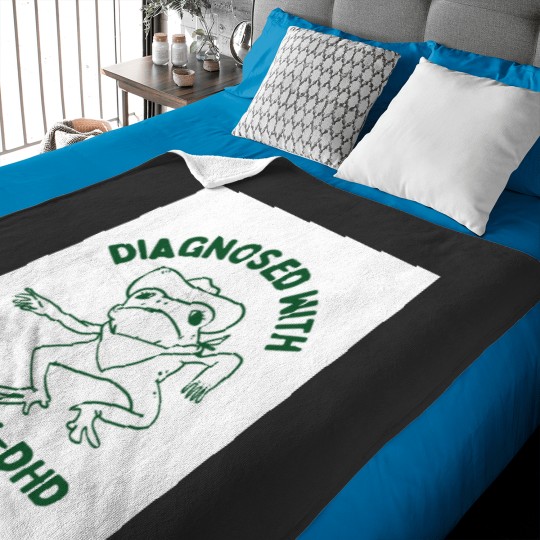 Discover Diagnosed with slay dhd Graphic Baby Blankets