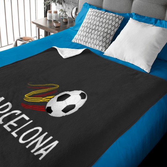 Discover Camiseta de Futbol Barcelona Espana Baby Blankets