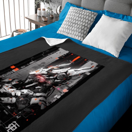 Discover Armored Core VI Mecha Glitch Baby Blankets