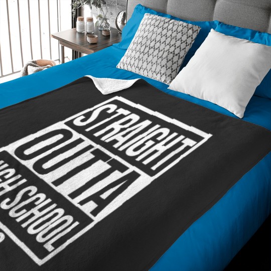 Discover Funny Straight Outta High School 2019 Graduation 2019 T Baby Blankets
