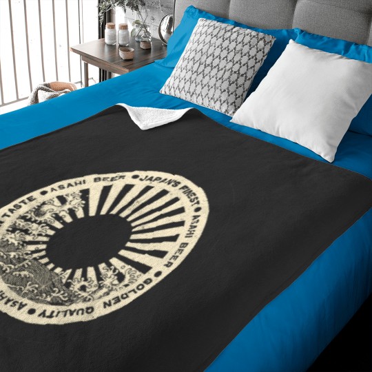 Discover Vintagess Asahi Beer 1 by Purkins Baby Blankets