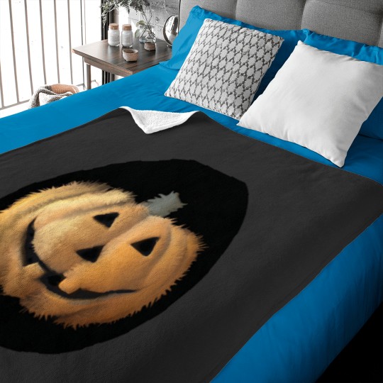 Discover fuzzy pumpkin  halloween pumpkinhairy pumpkin plush pumpkin halloween pumpkin  hairy pumpkin Baby Blankets