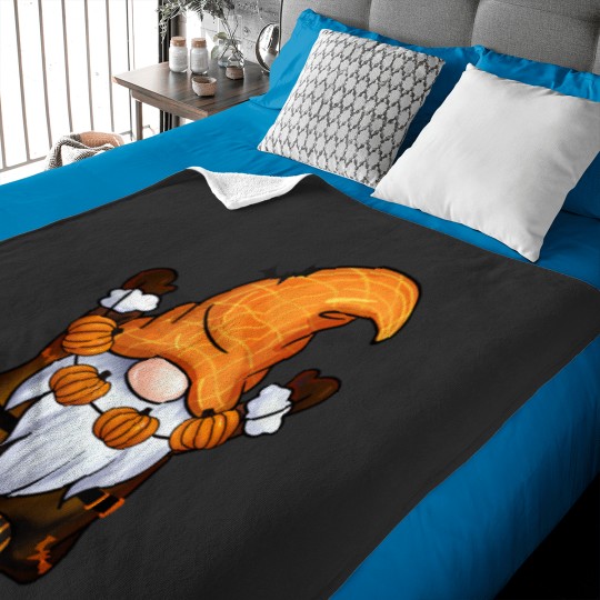 Discover Halloween Cat Gnome Cute Gnome Halloween Costume Pumpkin Baby Blankets