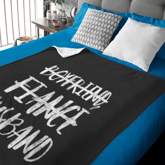 Discover Boyfriend Fiance Husband Married Man Wedding Baby Blankets
