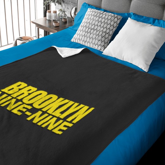 Discover Brooklynss 99 Black Background Baby Blankets