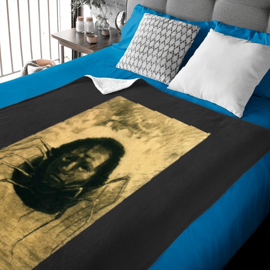 Discover The Crying Spider by Odilon Redon Baby Blankets