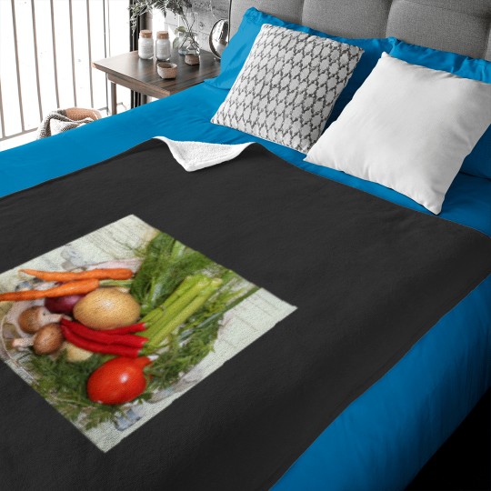 Discover Vegetable Soup Baby Blankets