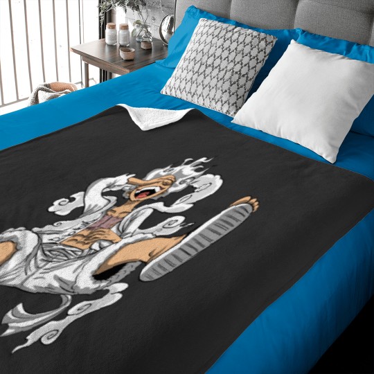 Discover luffy nika gear 5 One piecess Baby Blankets