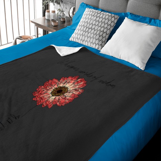 Discover Womens Whisper Words Of Wisdom Let Is Be VNeck Baby Blankets
