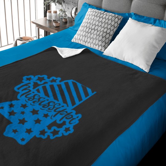 Discover mississippi state of america shirt tshirt Baby Blankets
