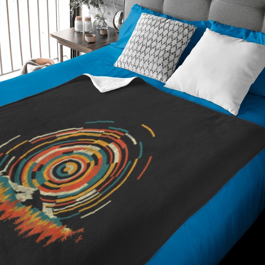 Discover The Geometry of Sunrise Baby Blankets