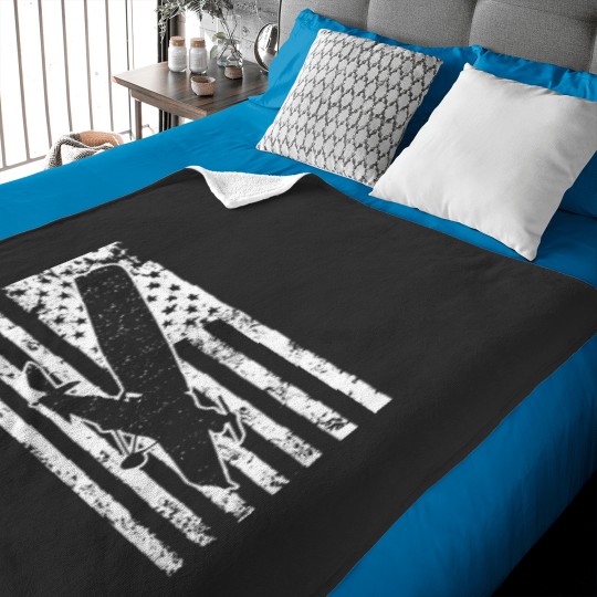 Discover Crop Duster Pilot Dusting Agricultural Baby Blankets