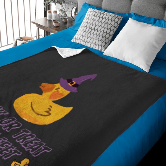 Discover Witch Duck - Trick or Treat Duck Feet Baby Blankets