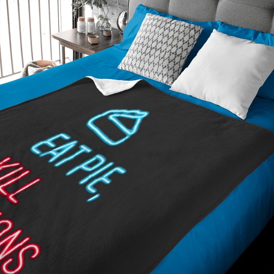 Discover Eat Pie Kill Demons Supernatural Baby Blankets